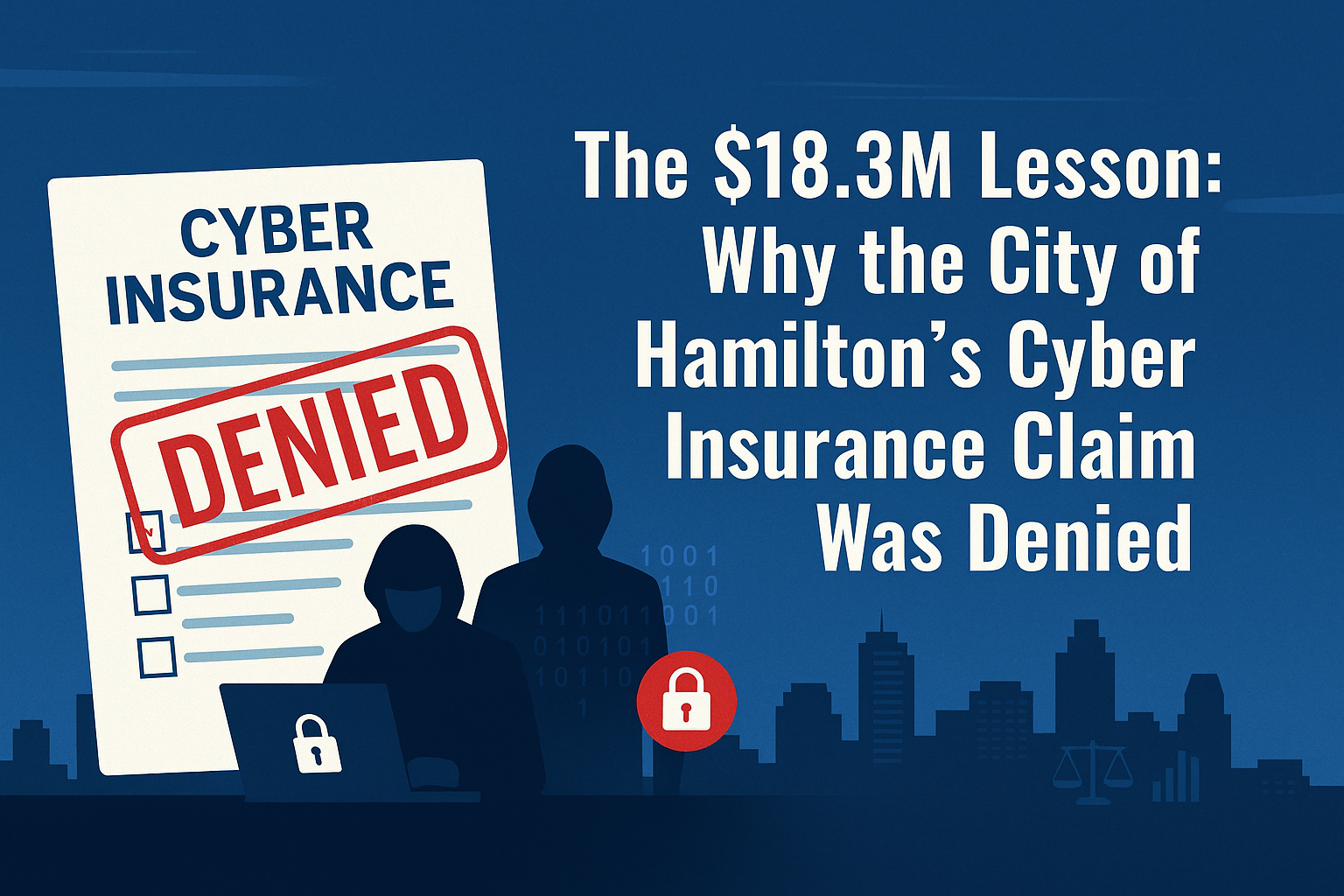 Hamilton cyber insurance claim denied, $18.3M lesson for law and CPA firms on compliance and ransomware risks.